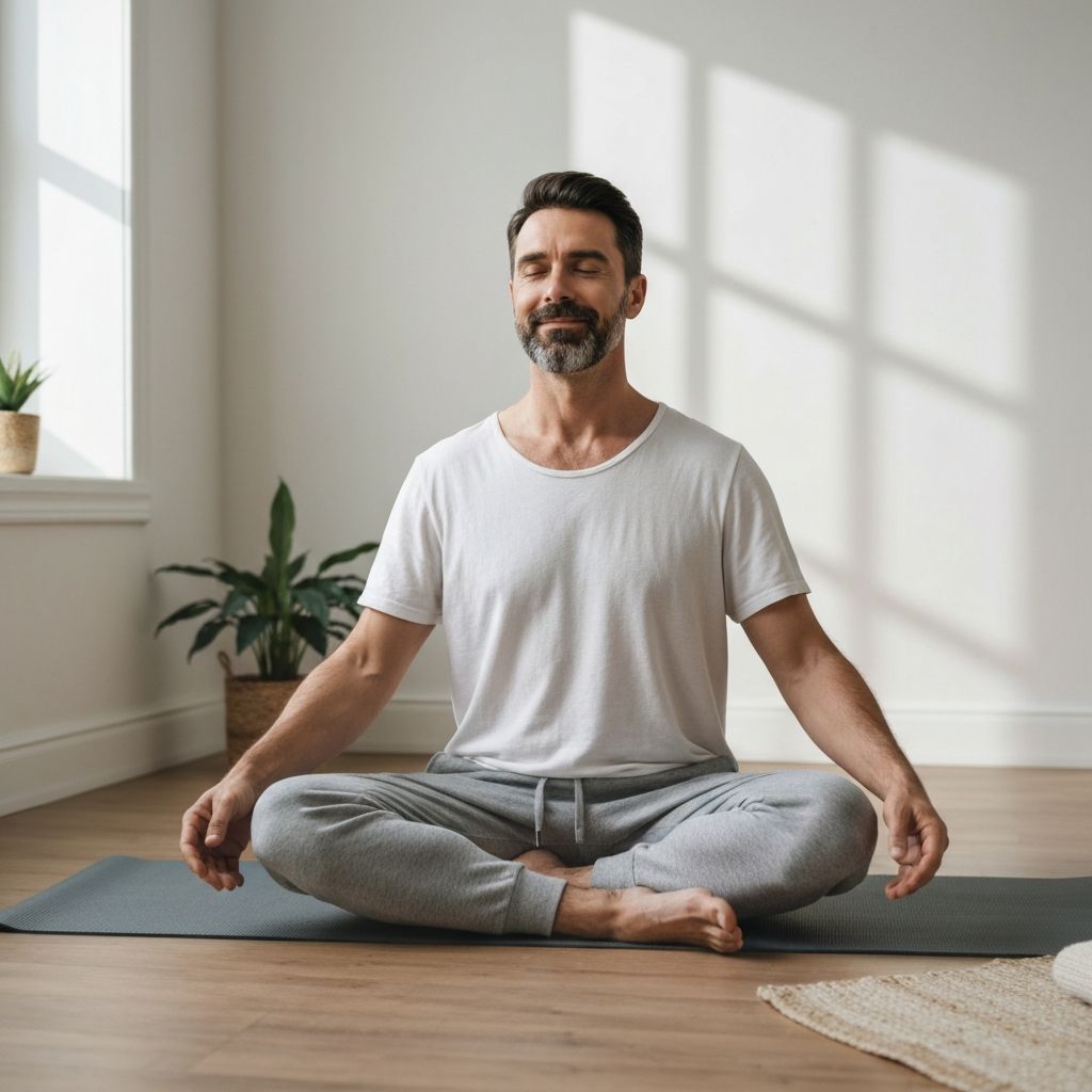 Stress management through breathing exercises